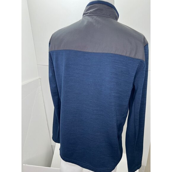 Orvis Men Performance Jacket Medium M Blue Full Zip Fleece Lined Hiking Outdoors - Picture 7 of 10